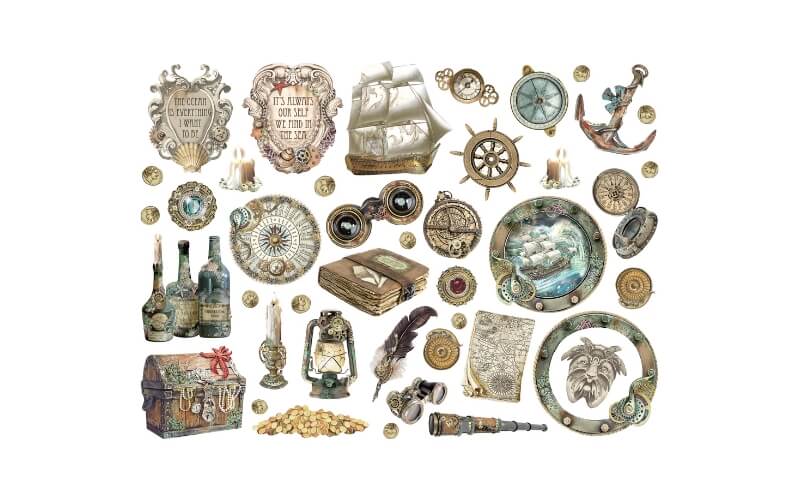 Die Cuts Songs of the Sea Stamperia
