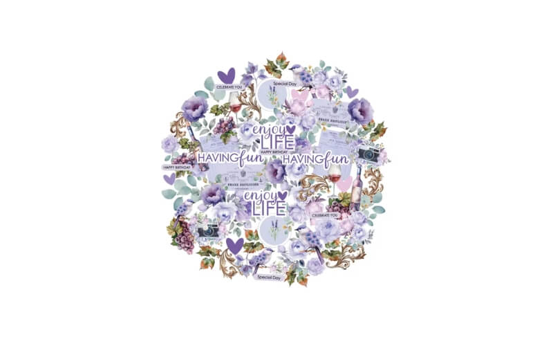 Die Cuts Ultraviolet Delight Uniquely Creative