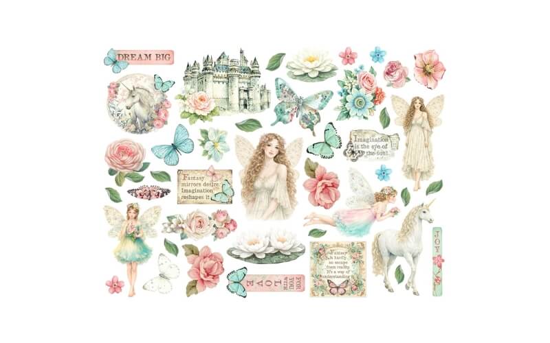 Die Cuts Wonderland Stamperia