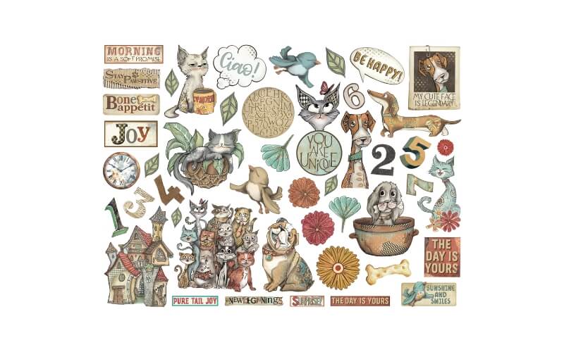 Die Cuts Furry Friends Stamperia