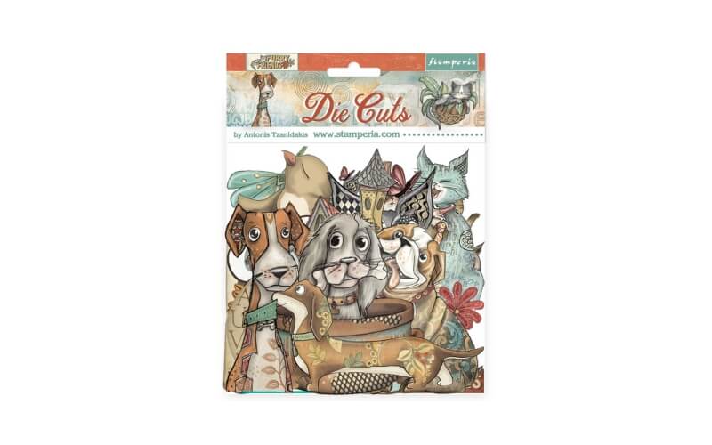 Die Cuts Furry Friends Stamperia