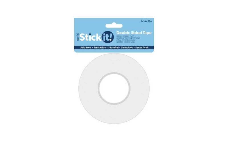 Dubbelzijdig tape 3mm-25m Stickit
