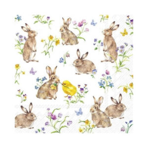 Easter Friends Lunch Servetten 5st. IHR