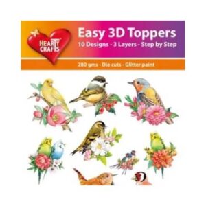 Easy 3D Toppers Budgies and Birds Hearty Crafts