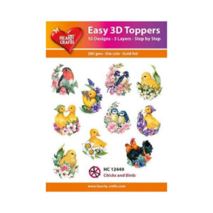 Easy 3D Toppers Chicks and Birds Hearty Crafts