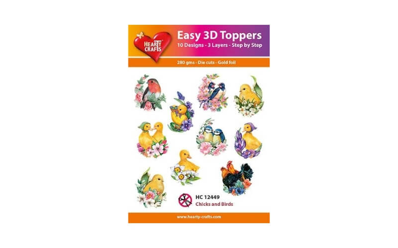 Easy 3D Toppers Chicks and Birds Hearty Crafts