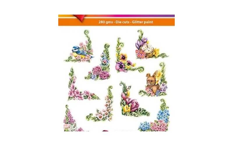 Easy 3D Toppers Flower Corners Hearty Crafts