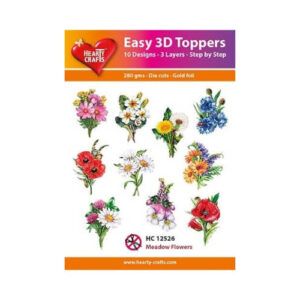 Easy 3D Toppers Meadow Flowers Hearty Crafts