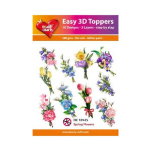 Easy 3D Toppers Spring Flowers Hearty Crafts