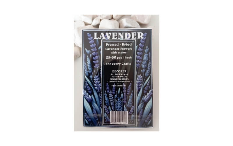 Echte Lavendel Geperst Decorer