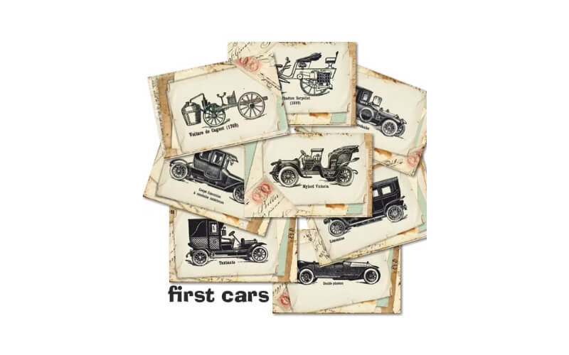 Plakboekpapier Mini Eerste Auto Decorer