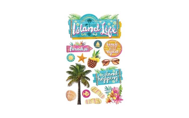 Eilandleven 3D Stickers Paper House
