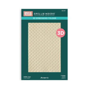 Embossing-plaat Wafel Candy Christmas 3D Stamperia