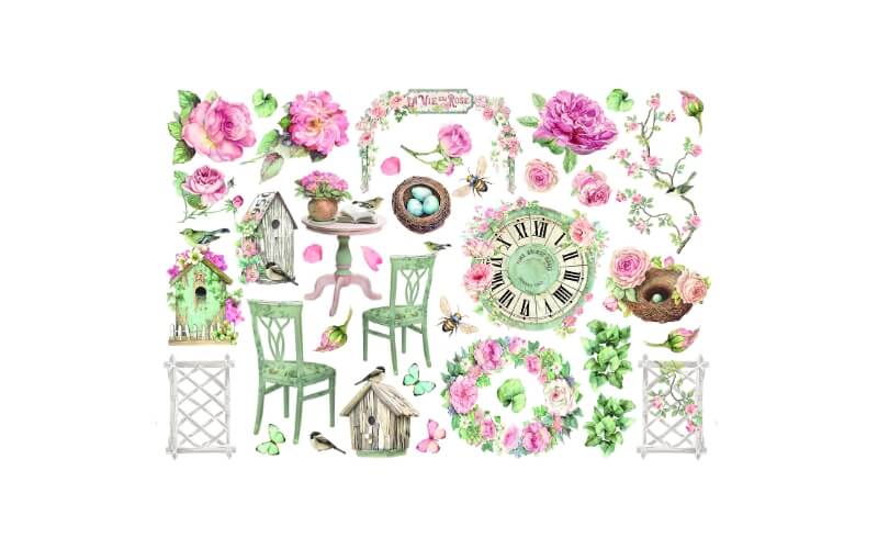Ephemera House of Roses Stamperia