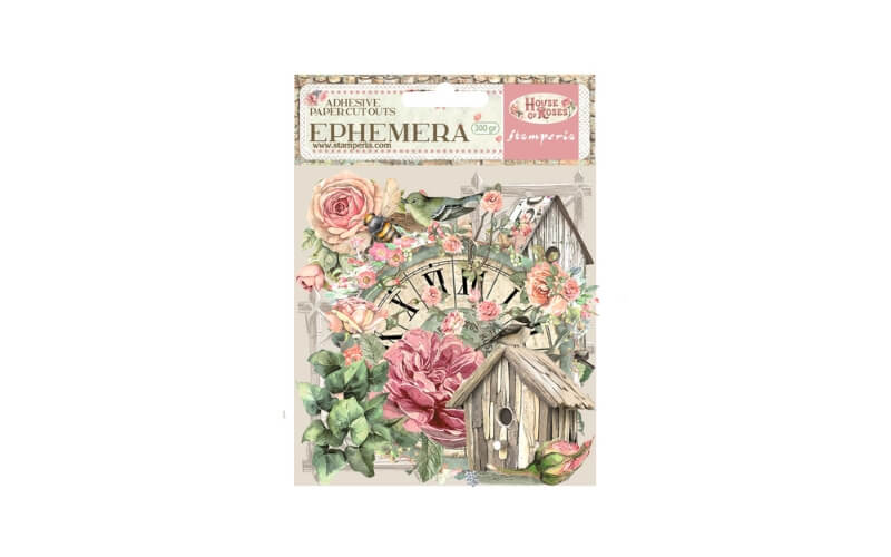 Ephemera House of Roses Stamperia
