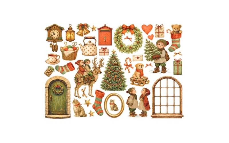 Ephemera Silent Night Stamperia
