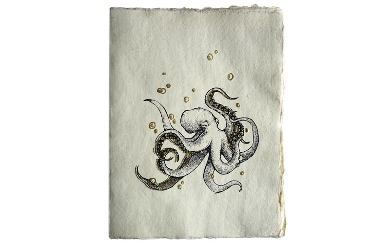 Notitieboek Octopus A5 Perkament Epigram