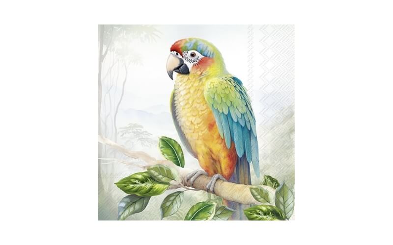 Exotic Parrot Lunch Servetten 20st. IHR