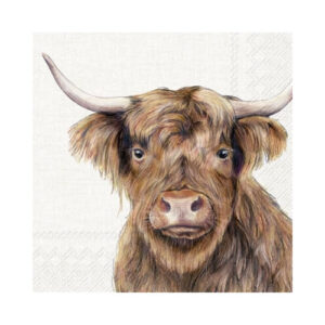 Farm Highland Cattle Lunch Servetten 20st. IHR