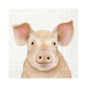 Farm Pig Lunch Servetten 20st. IHR
