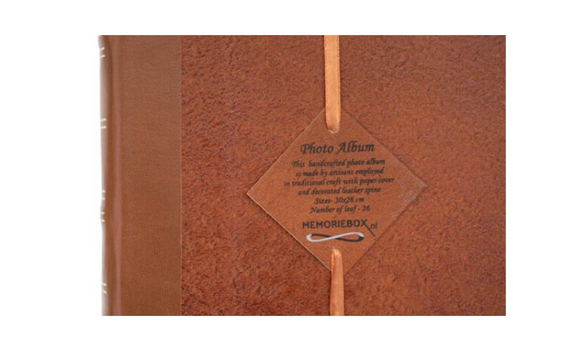 Fotoboek Leatherlook Lichtbruin
