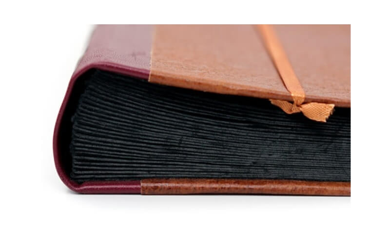 Fotoboek Leatherlook Roodbruin 30x26cm
