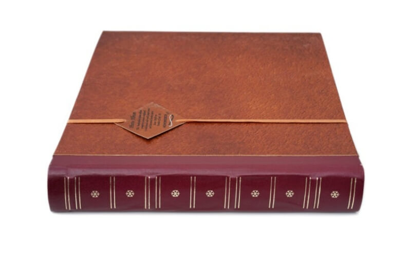 Fotoboek Leatherlook Roodbruin 30x26cm
