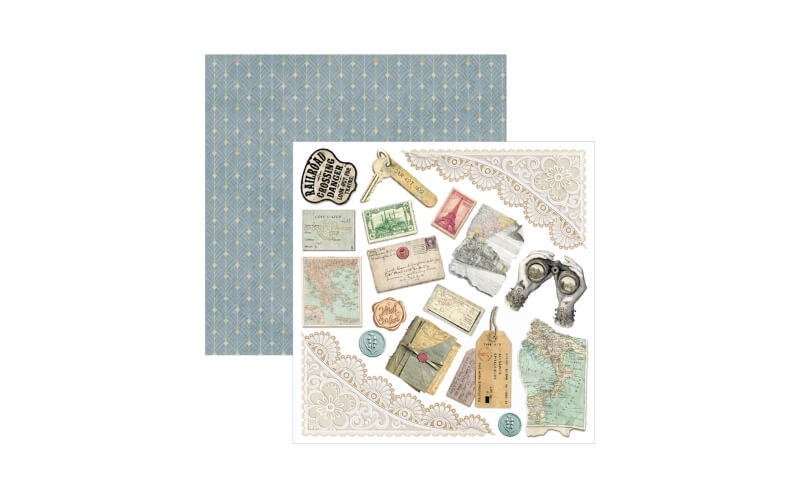 Fussy Cut Pad 15x15 Eastern Journey Ciao Bella