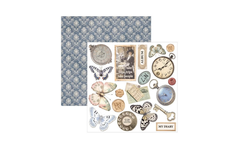 Fussy Cut Pad 15x15 Eastern Journey Ciao Bella