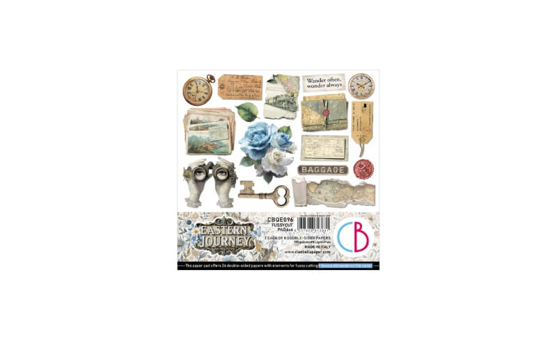Fussy Cut Pad 15x15 Eastern Journey Ciao Bella