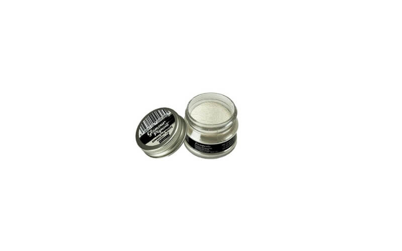 Glamour Pigment Sparkling White Stamperia