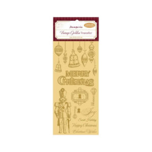 Gouden Transfer Merry Christmas Stamperia