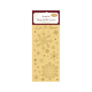 Gouden Transfer Let it Snow Stamperia