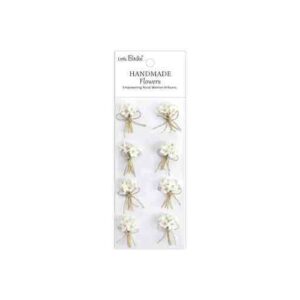 Handmade Flowers Bouquet Ivory Pearl Little Birdie
