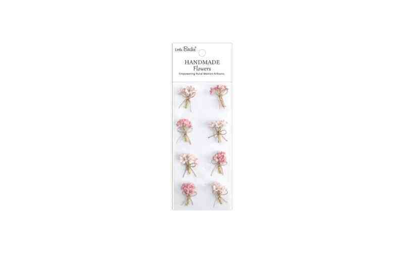Handmade Flowers Bouquet Pink Passion Little Birdie