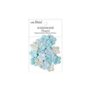 Handmade Flowers Polly Blue Symphony Little Birdie