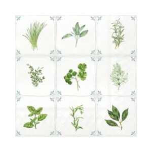 Herbal Tile Lunch Servetten 5st. IHR