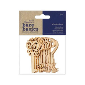 Houten Kaarttoppers Sleutels Bare Basics
