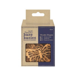 Houten Kaarttoppers Vlinders-Libelle Bare Basics