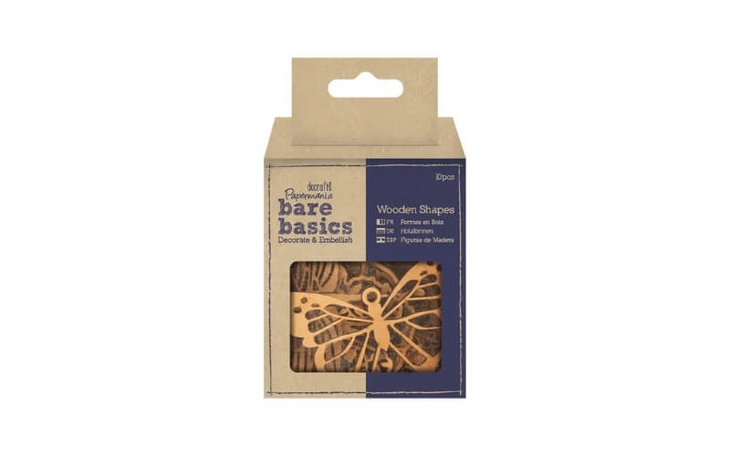 Houten Kaarttoppers Vlinders-Libelle Bare Basics