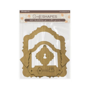 Houten Vorm Alice in Kerstmis Frame Stamperia