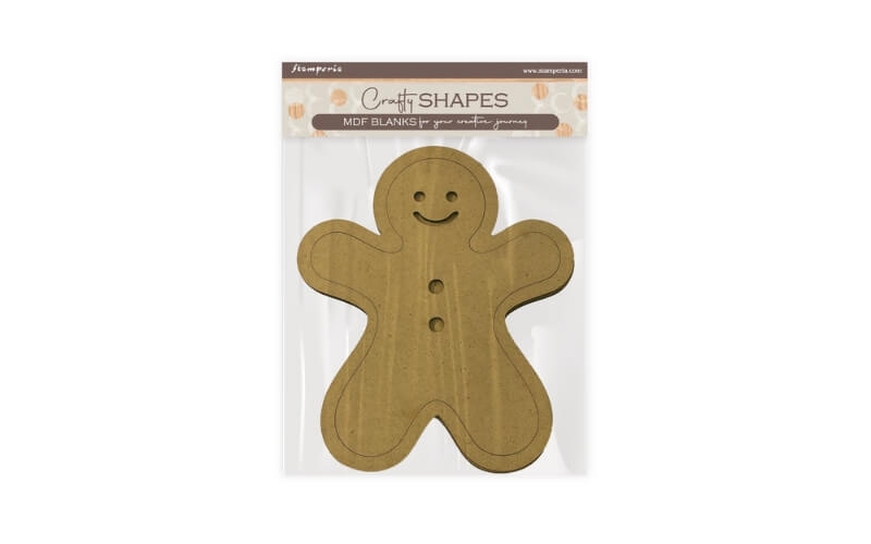 Houten Vorm Candy Christmas Gingerbread Stamperia