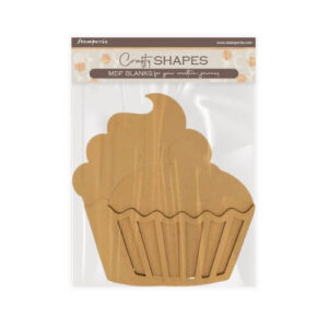 Houten Vorm Cup Cake Sweet Stamperia