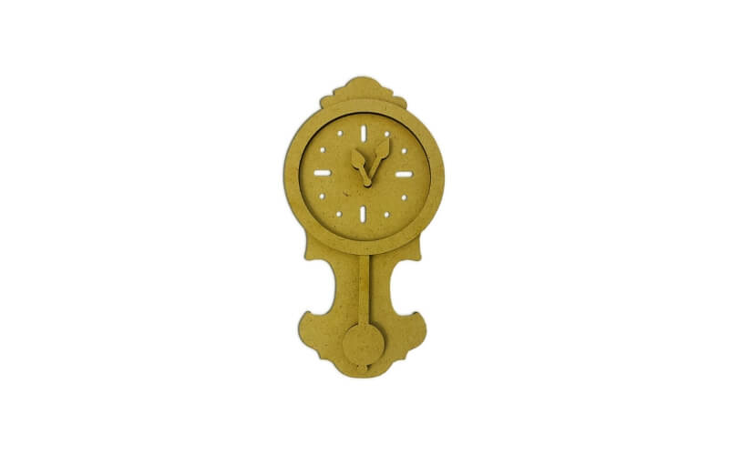 Houten Vorm Gardens of Time Pendulum Clock Stamperia