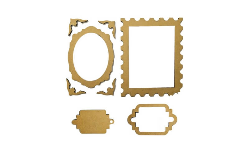 Houten Vorm Quiet Days Frames Stamperia