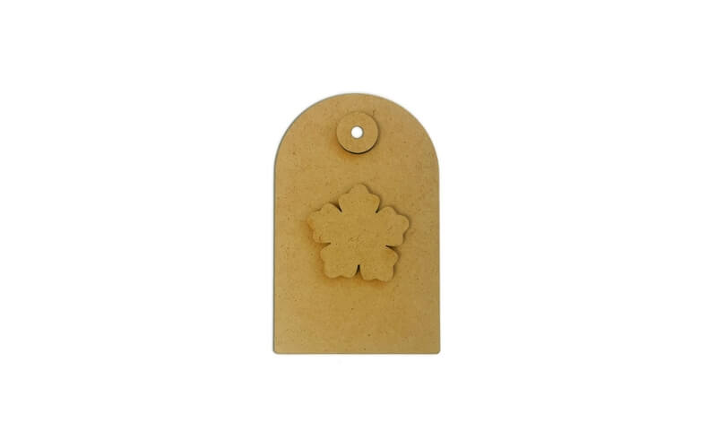 Houten Vorm Secret Diary Tag Stamperia