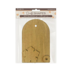 Houten Vorm Secret Diary Tag Stamperia