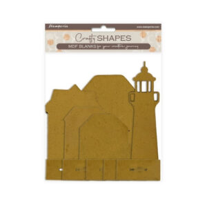 Houten Vorm Silent Sea Place Card Stamperia