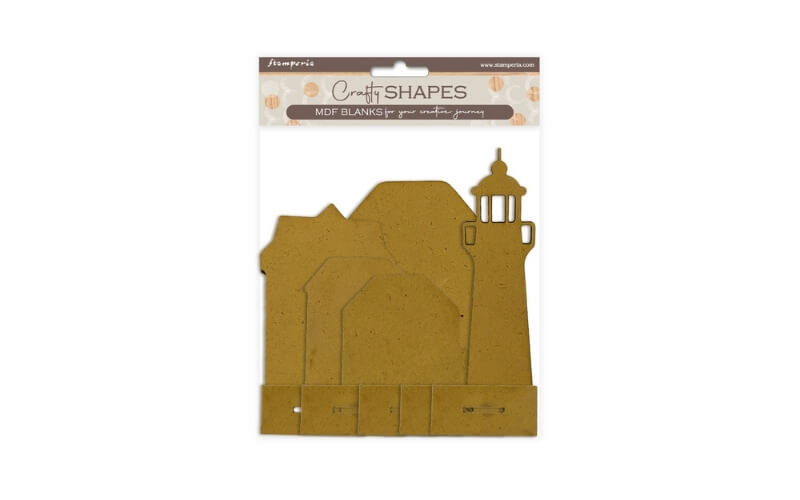 Houten Vorm Silent Sea Place Card Stamperia