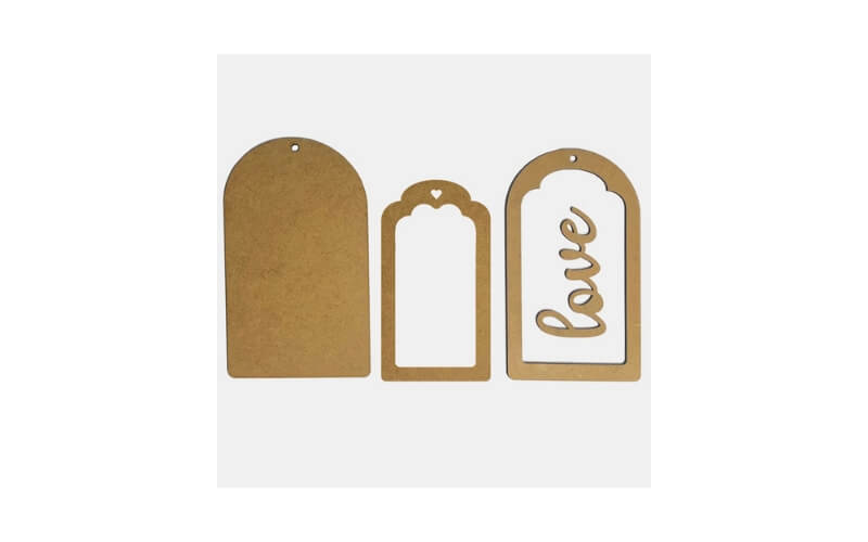 Houten Vorm Timeless Tag Stamperia